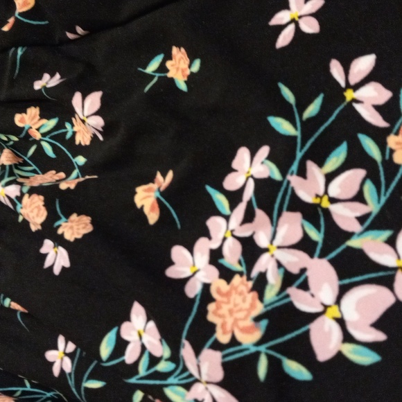 Moody Musings High-Low Boho Dress Dark Florals Plus Size Stretch Soft Homecoming - Picture 15 of 15